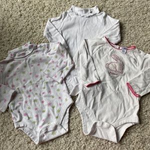 Three Baby Girl Bodysuits